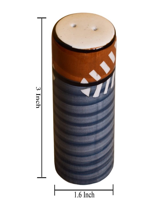 KunhaR Ceramic Pepper Shaker, Salt Shaker Dispenser, Spice Dispenser, 1 Piece, Brown - Image 2