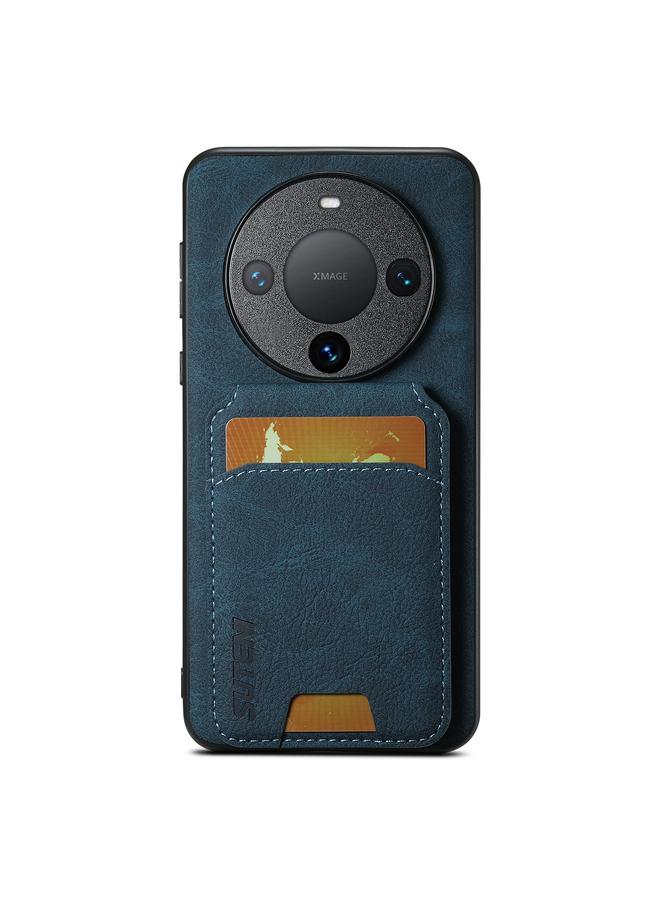 The Bros Case For Huawei Mate 60 Pro H02 Litchi Leather Card Wallet Stand Back Phone Case