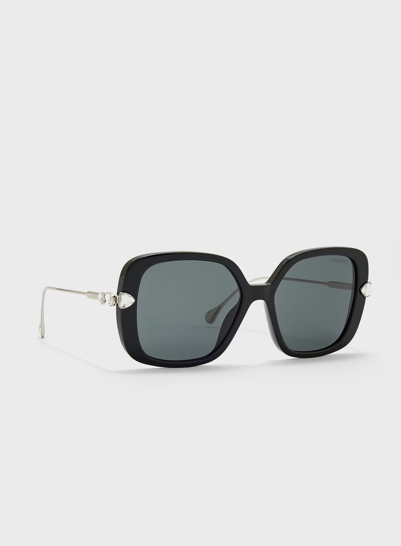 SWAROVSKI 0Sk6011 Oversized Sunglasses - Image 1
