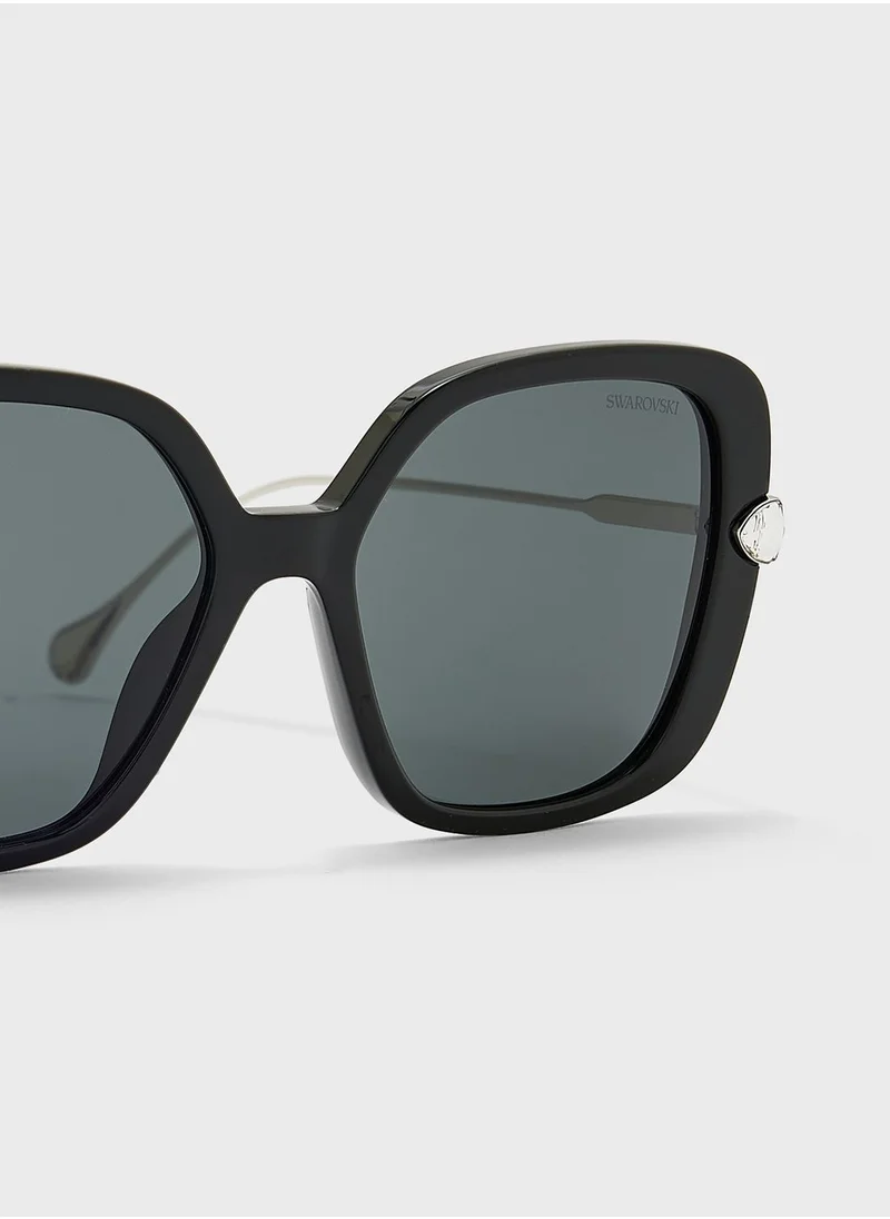 SWAROVSKI 0Sk6011 Oversized Sunglasses