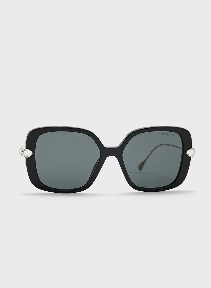 SWAROVSKI 0Sk6011 Oversized Sunglasses - Image 2