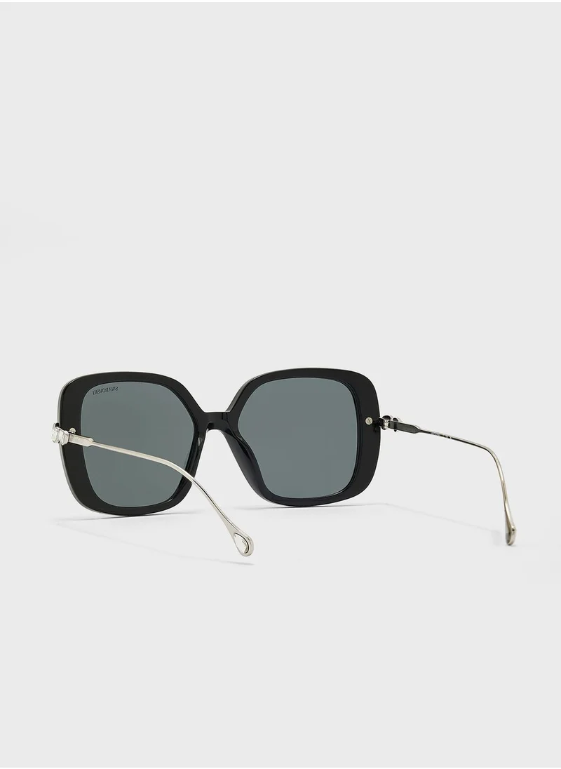 SWAROVSKI 0Sk6011 Oversized Sunglasses