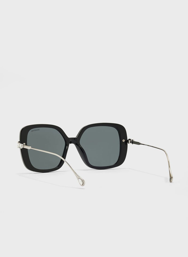 SWAROVSKI 0Sk6011 Oversized Sunglasses - Image 3