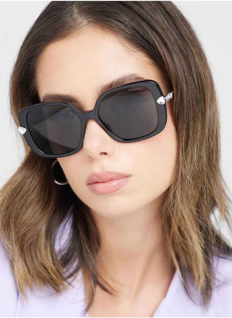 SWAROVSKI 0Sk6011 Oversized Sunglasses