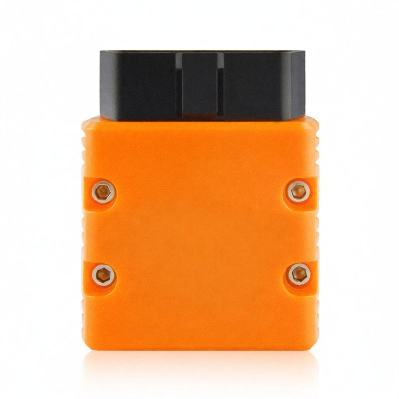 Car Diagnostic Scan Tool: Orange Compact Size, Stable Wireless Connection, Plug-And-Leave Design - OBDII Protocol Compatible Auto Engine Fault Tester for 12V Gasoline Diesel Hybrid Vehicles Since 1996 - Image 1