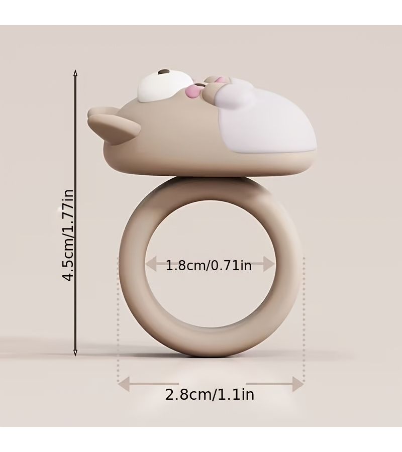 1pc Door Handle Anti Collision Pad Silicone Door Knob Protector Penguin Style Wall Furniture Scratch Prevention Noise Reduction Bumper For Home Use 3 Colors Optional - Image 1
