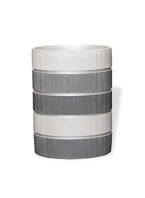 Popular Bath Popular Bath Modern LINE Waste Basket Grey 
