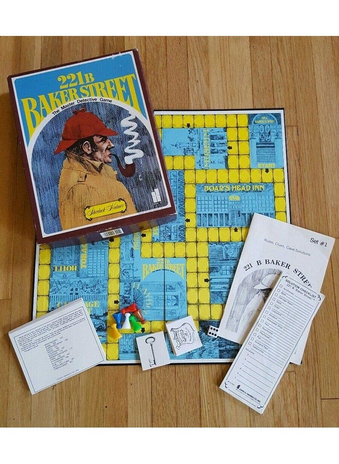 John N. Hansen Baker Street Mystery Game Board Game  - Image 2