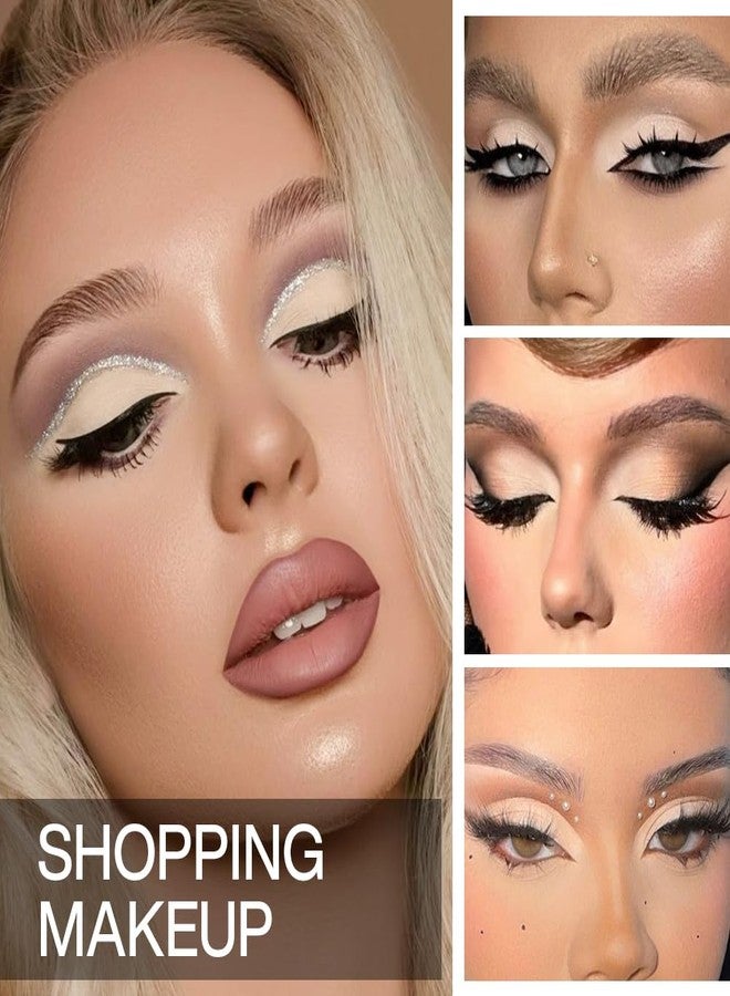 ecofavor Matte Nude Single Eyeshadow Palette, Warm Beige Eye Shadow Blending Primer Base Makeup with Applicator, High-Pigment Waterproof Pressed Powder Compact for Woman Brightening & Everyday Natural looks - Image 5