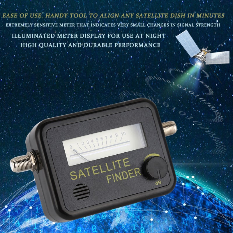 Digital Satellite Finder Extremely Sensitive Meter Lightweight Pocket Size Sat Finder - Illuminated Display for Night Use Finder Digital Sat Finder for Aligning Satellite Dish - Image 2