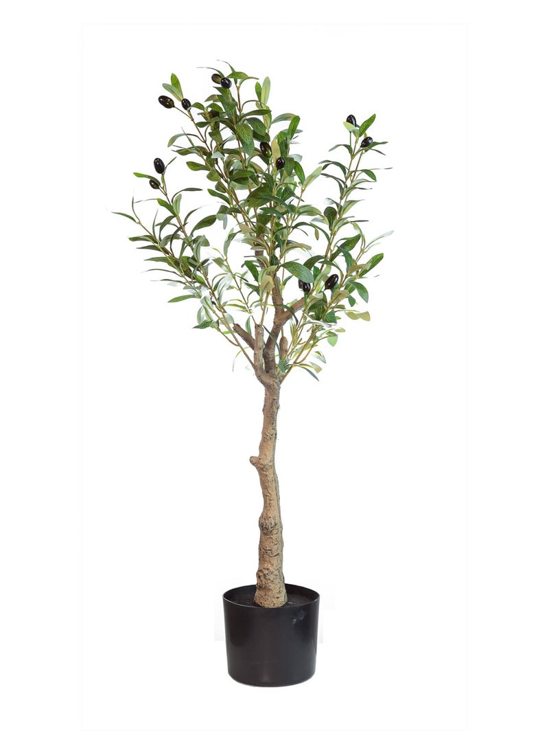 Gulf Flowers Gulf Flowers 90cm Aritifcial Olive Tree - Realistic Touch Faux Olive Plant for your Home Office Indoor Outdoor Entry way Decor  - Image 1