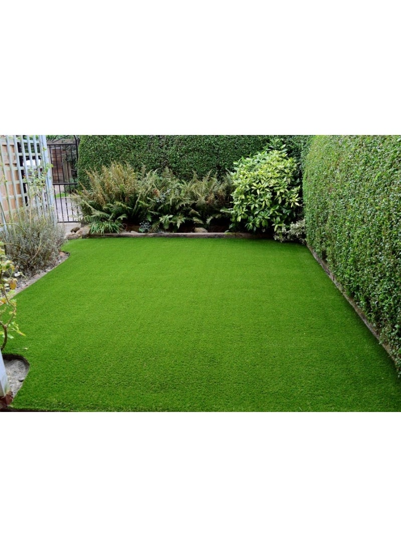 لينجوي سجادة من العشب الصناعي، عشب صناعي ناعم ومريح، سجادة من العشب لتزيين الحدائق الداخلية والخارجية - Image 2