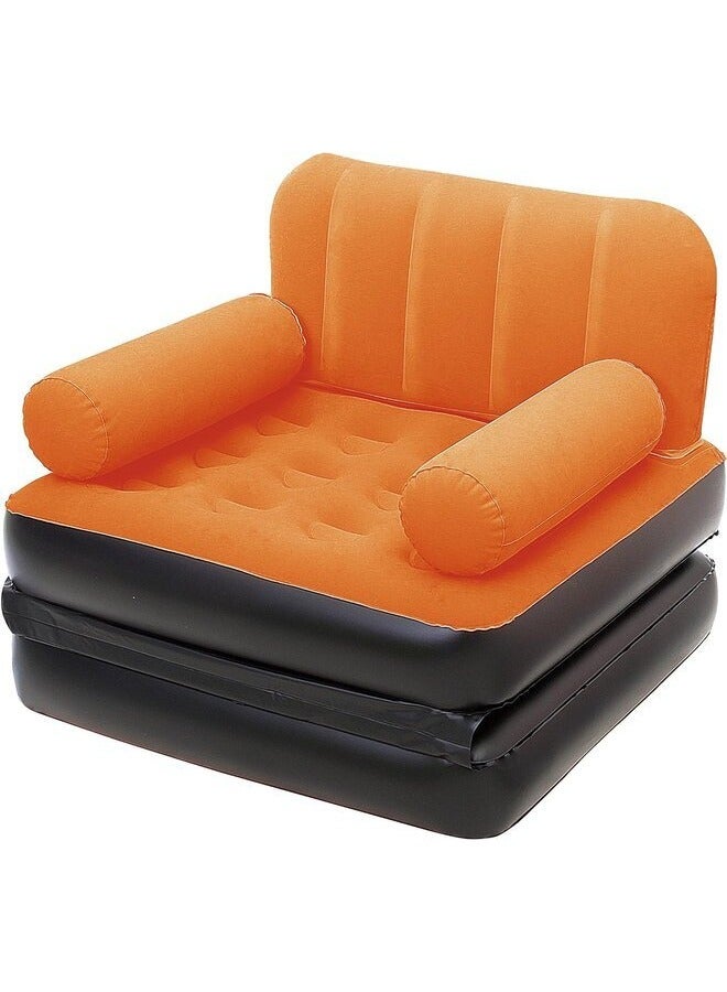 Inflatable Couch Inflatable Sofa with L-shaped Armrest,Portable Blow Up Sofa, Air Chaise Lounge, Lazy Couch for Indoor - Image 4