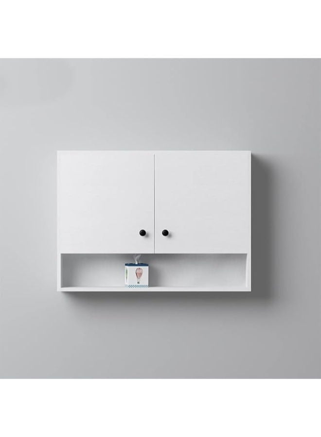 Markero Group Versatile Bathroom Shelf Unit with Expanding Design – 2 Raised Shelves & 3 Open Storage Compartments for Efficient Organization"  - Image 1
