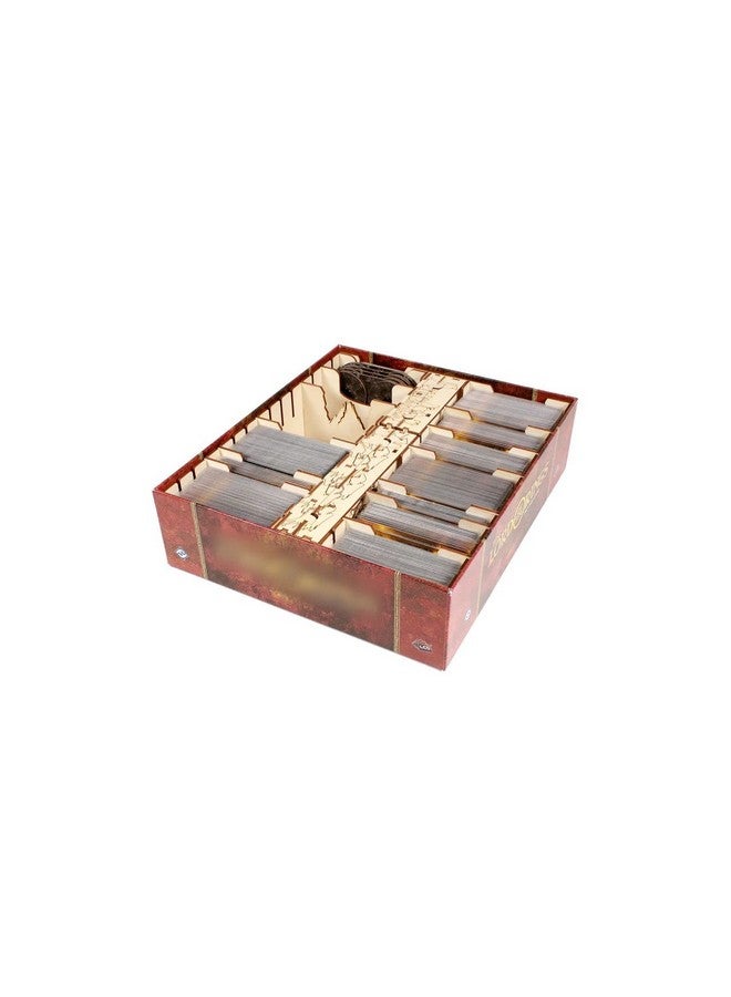The Broken Token Game Organizer Compatible with The Lord of The Rings: The Card Game Revised Core Set - Wooden Game Organizing Box with Multiple Trays and Dividers - Image 3