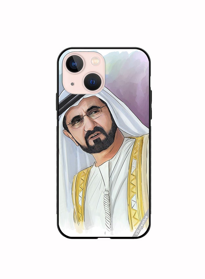 VR CREATIVE Protective Case Cover For Apple iPhone 14 Sheikh Mohammed Bin Rashid Al Maktoum Design Multicolour - Image 1