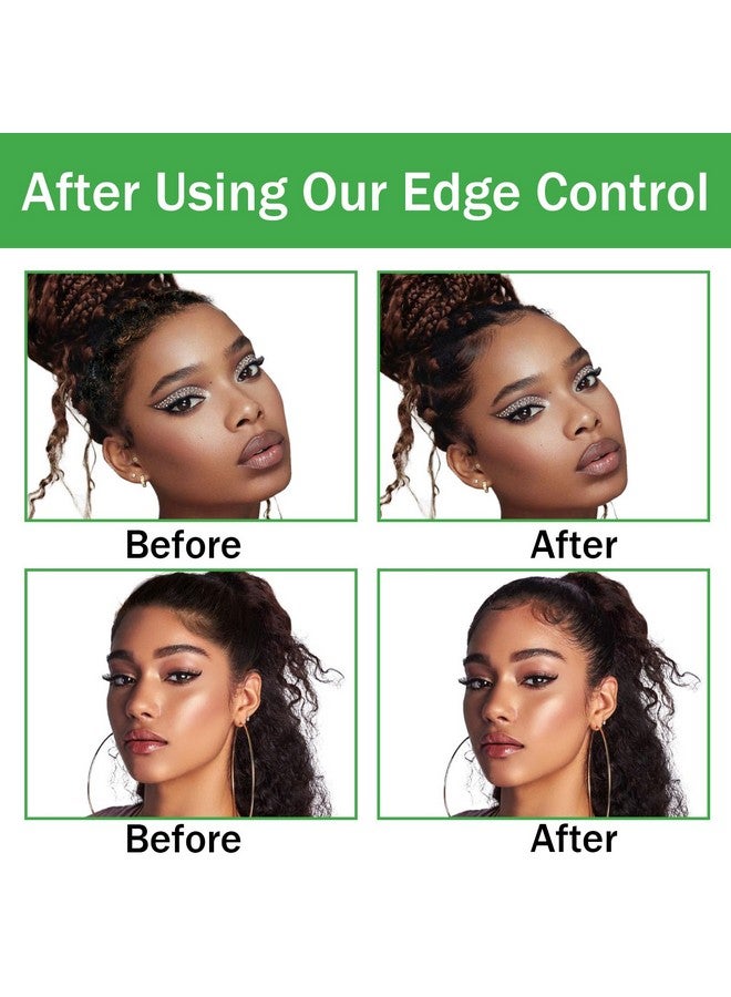 Goiple 8.8 OZ Edge Control Wax for Women Strong Hold Non-greasy Edge Control Smoother Edge Wax Styling Fixer Edge Control for Black Hair No Flaking, White Residue, Shine and Smooth (Sweet Melon) - Image 5