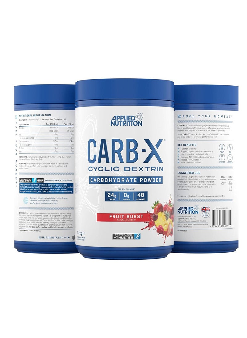 Applied Nutrition Carb-X Fruit Burst Flavor 48 Servings 1.2Kg - Image 3