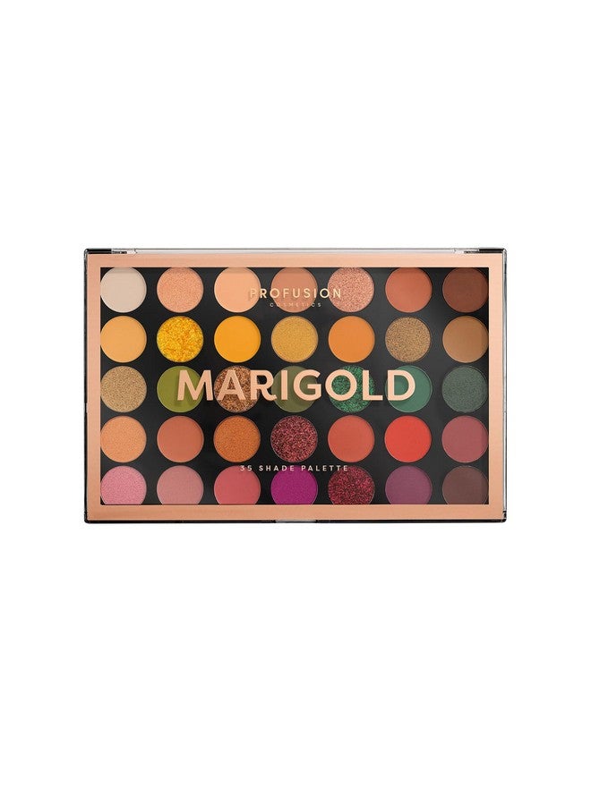 Profusion Cosmetics Marigold 35 Shade Eyeshadow Palette Multicolour - Image 1