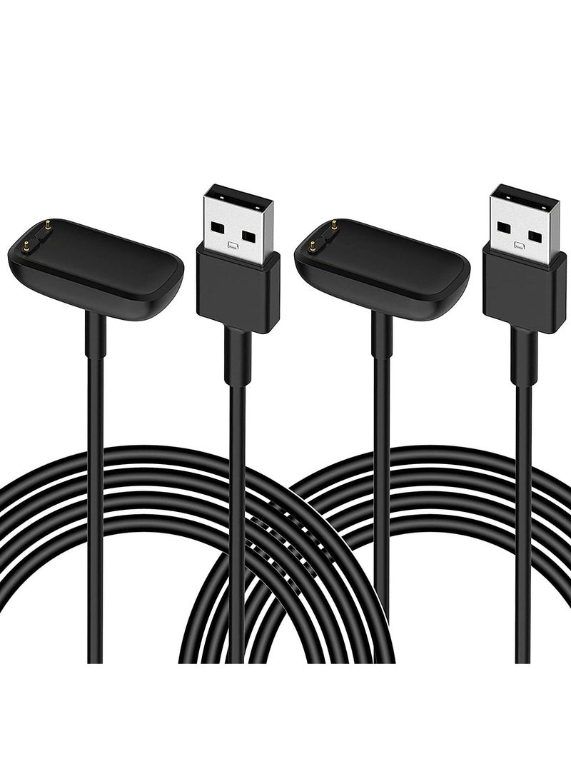 KASTWAVE Charger Cable for Fitbit Luxe Fitness Tracker Charge 5 Replacement Smartwatch USB Charging Cord 3.3Ft - Image 1