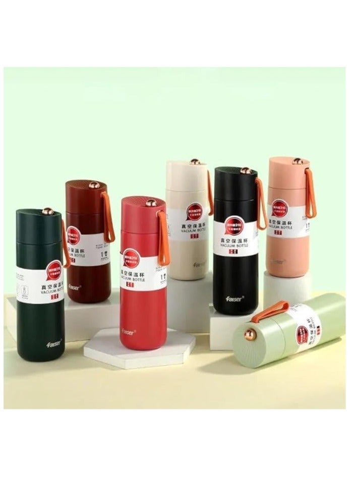 كيوشوب ترمس حراري يحافظ على حرارة وبردة مشروبك لساعات من كيوشوب®️تصميم أنيق350مل وحرارة تدوم الكوب المثالي لمشروبك المفضل للرحلات للعمل أو للمنزل يليق بمشروباتك - Image 3