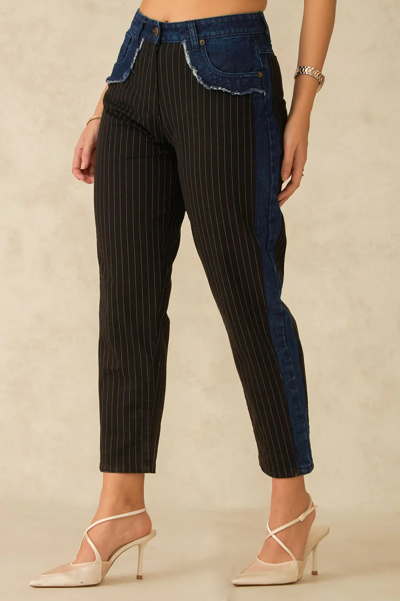 Virgio Virgio Sunny Cotton Panelled Trousers