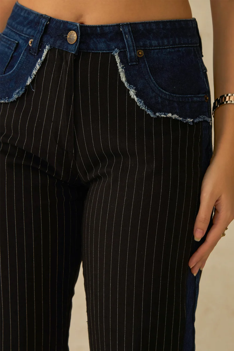 Virgio Virgio Sunny Cotton Panelled Trousers
