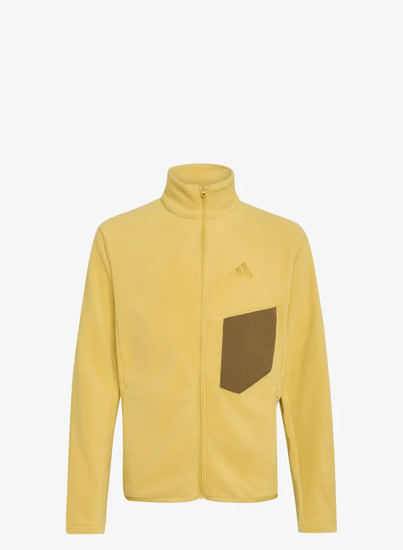 اديداس جاكيت بسحّاب كامل للأطفال Terrex Multi CLIMAWARM Fleece