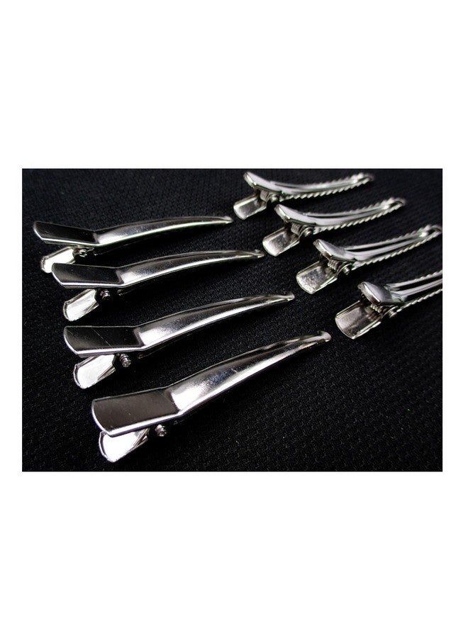 All In One 50Pcs Metal Silver Single Prong Alligator Hair Clip Nickel Free 45Mm - Image 1