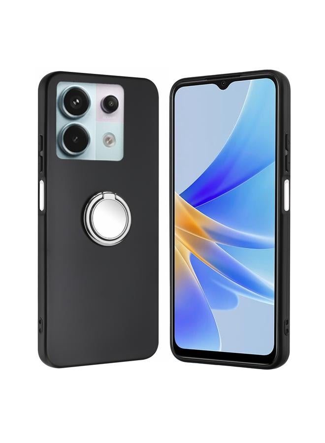 اس-توب جراب لهاتف Redmi Note 13 Pro 5G جراب هاتف TPU غير لامع بحلقة حامل - Image 1