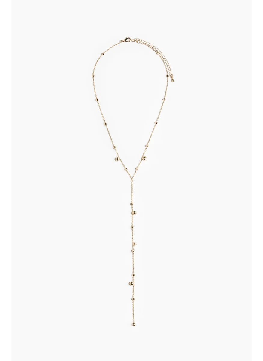 اتش اند ام Y-Shaped Necklace