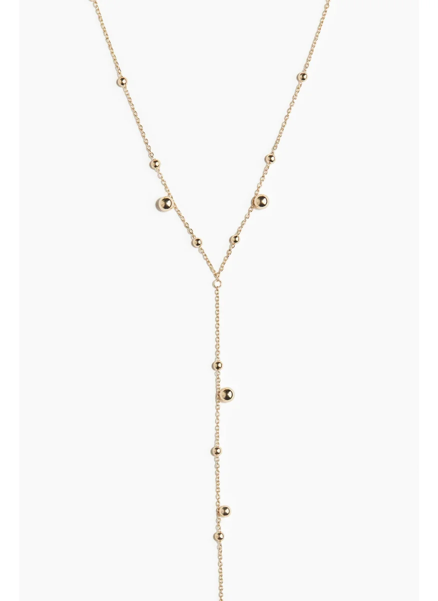 اتش اند ام Y-Shaped Necklace