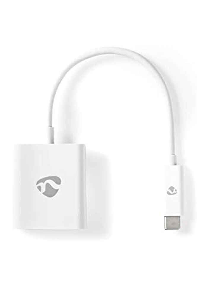 NEDIS USB Adaptor - USB 3.1 - USB Type-C Male - HDMI - 0.20 m - Round - Nickel Plated - PVC - White Imported from Nederlends - Image 3