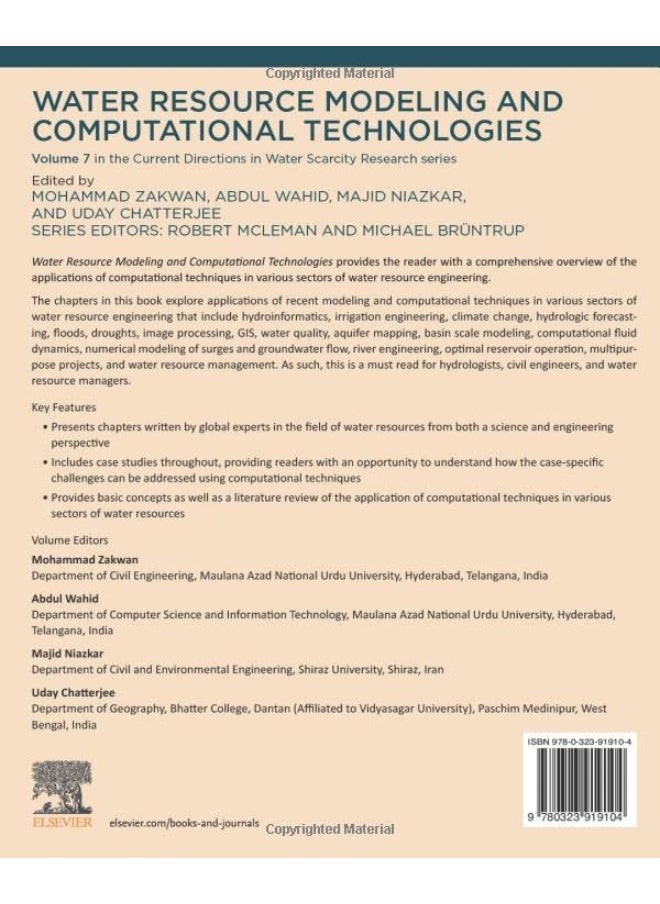 Water Resource Modeling and Computational Technologies (Volume 7)  - Image 2
