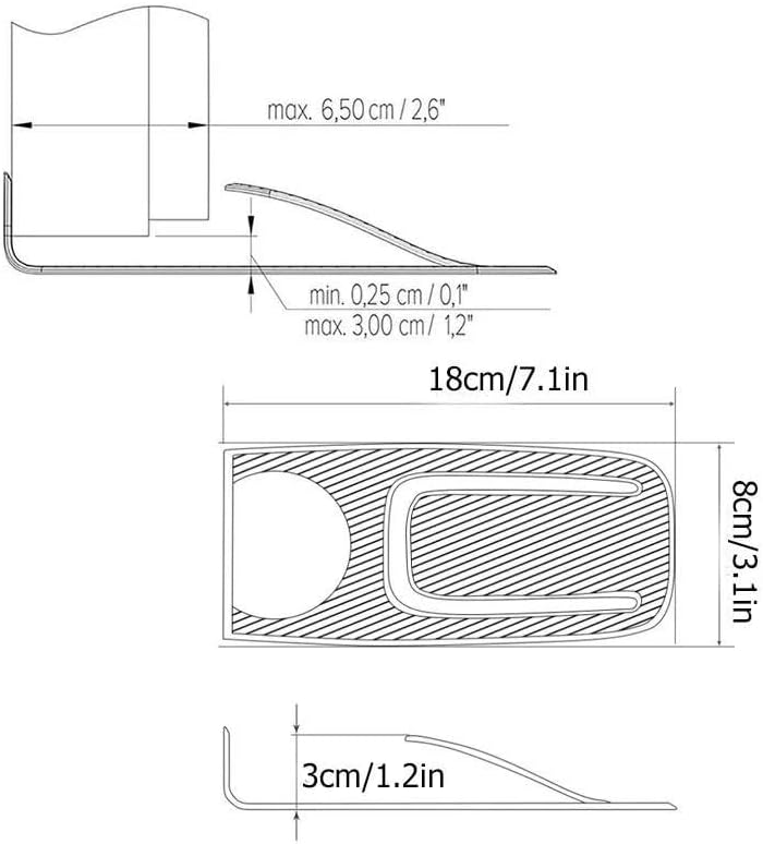 سدادة باب مطاطية ذكية: تصميم سهل الاستخدام بوجهين - Image 3