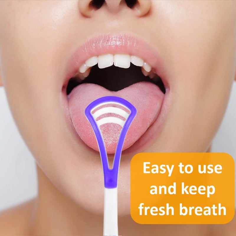 Calitate24 Tongue Cleaner For Kids Adults Antimicrobial Cleaner Scrapper For Optimal Oral Hygiene(Pack Of 2)(Multicolor) - Image 4