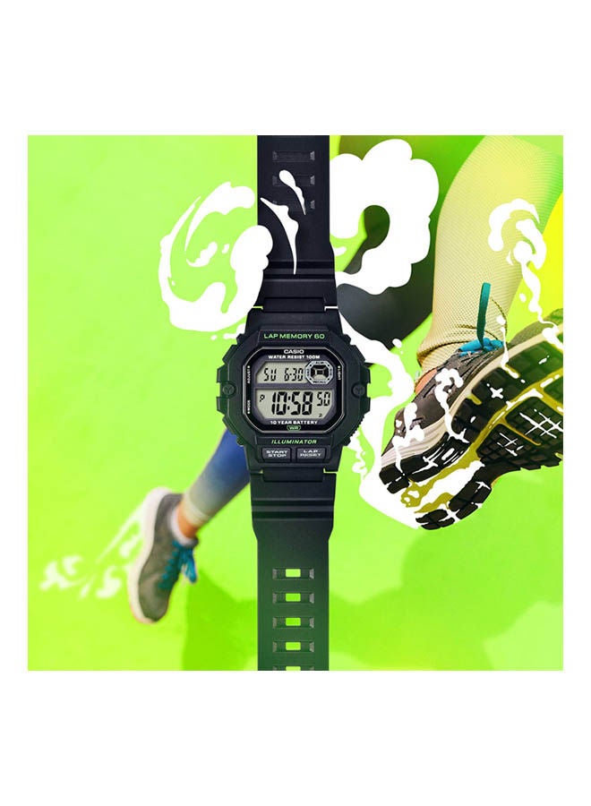 CASIO Resin Digital Watch WS-1400H-1AVDF - Image 2