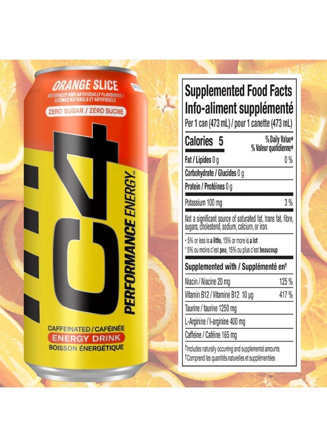 C4 مشروب الطاقة بنكهة البرتقال - Image 2