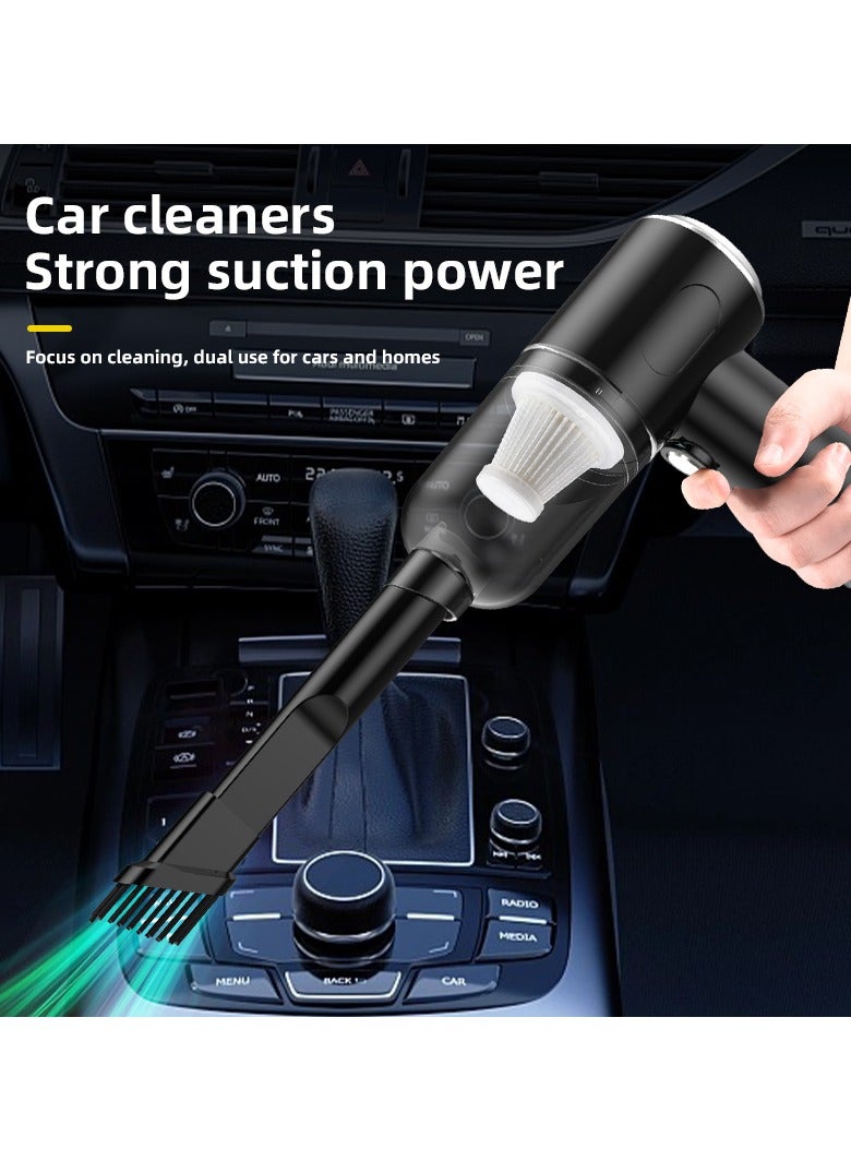 Generic 3-in-1 6000mAh 50000RPM Air Flow Mini Vacuum Cleaner/Duster Rechargeable Handheld Vacuum Cordless Keyboard Cleaner Air Blower Car Vacuum Cleaner for Compute/Car/House - Image 2
