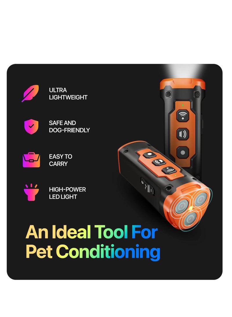 Furtey Dog Bark Guard - Professional Dog Training Tool w/ 3X Sonic Emitters Ultra-Long Range - Dog Bark Deterrent and Anti Barking Device for Dogs - Indoor & Outdoor - Dog Shock Bark Collar Alternative - Image 5