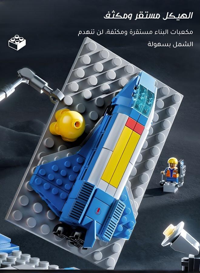 Interstellar Spaceship Building Block Set | 1000+ PCS Building Kit | Detachable Design Spaceship Model | Educational Building Blocks for Kids and Adults - Image 3