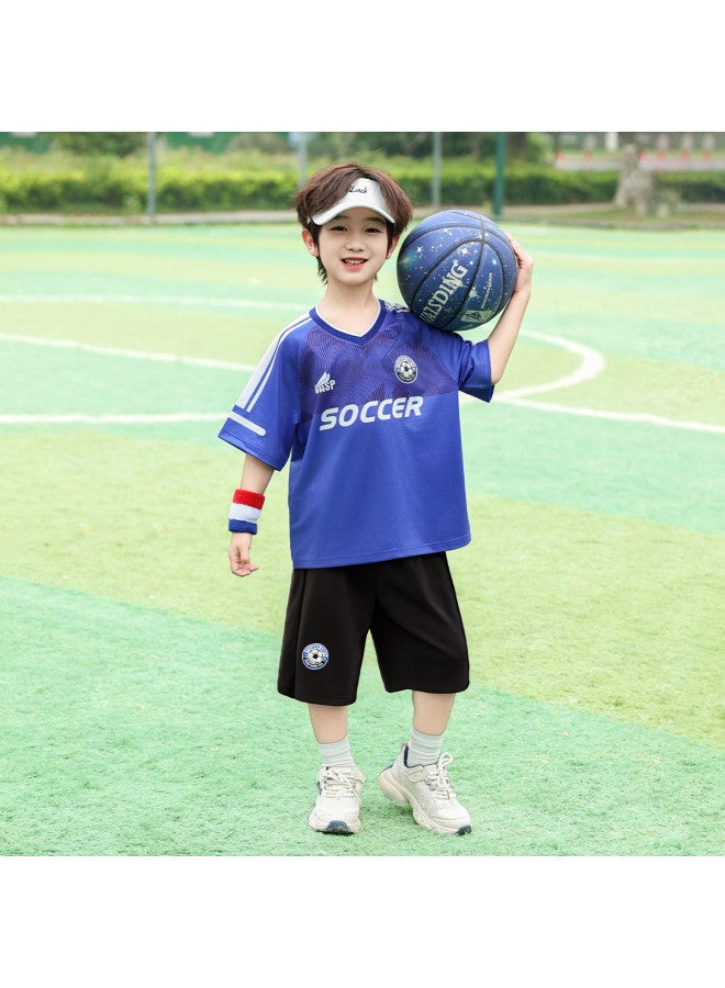 Bumblebee Boys' Soccer Jersey Set 2025 New Summer Sports Quick-dry Training Uniform Student Short Sleeve Basketball Jersey - Image 5