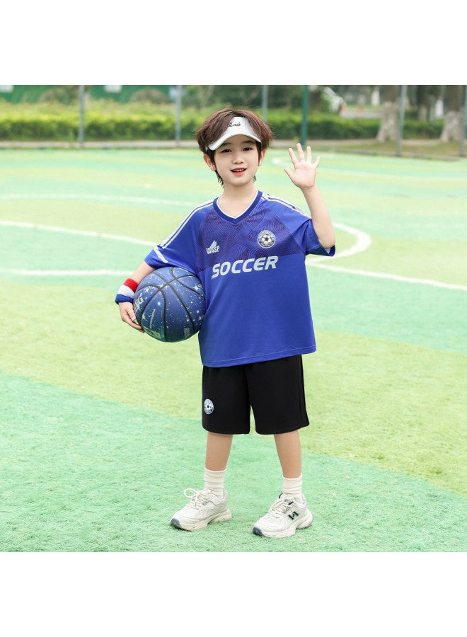 Bumblebee Boys' Soccer Jersey Set 2025 New Summer Sports Quick-dry Training Uniform Student Short Sleeve Basketball Jersey - Image 4