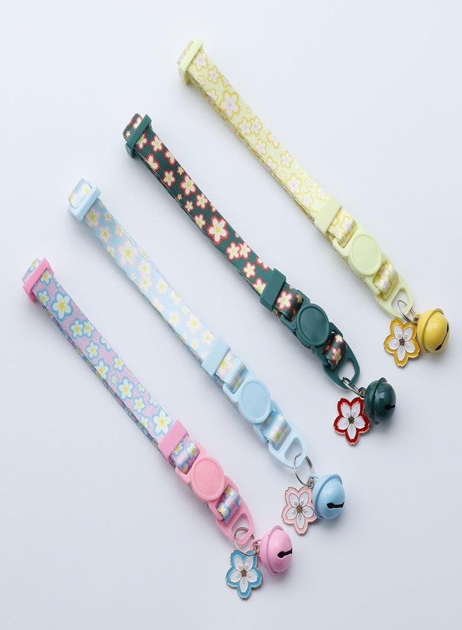 Deetenks Cat Collars 8 Pack Pet Collars with Bell Cat ID Safe Collars Pet Collars Adjustable 7.5"-12.6" - Image 4