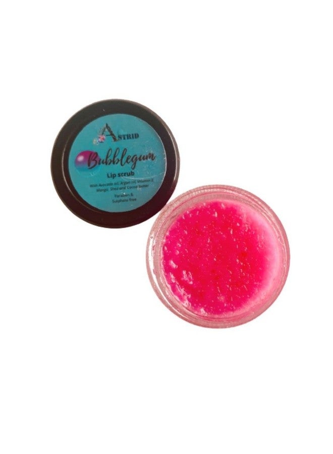 Astrid Bubblegum lip scrub, No Parabens and sulphate, 12 GMS, Lip scrub, exfoliate and lighten lips, all skin types - Image 1