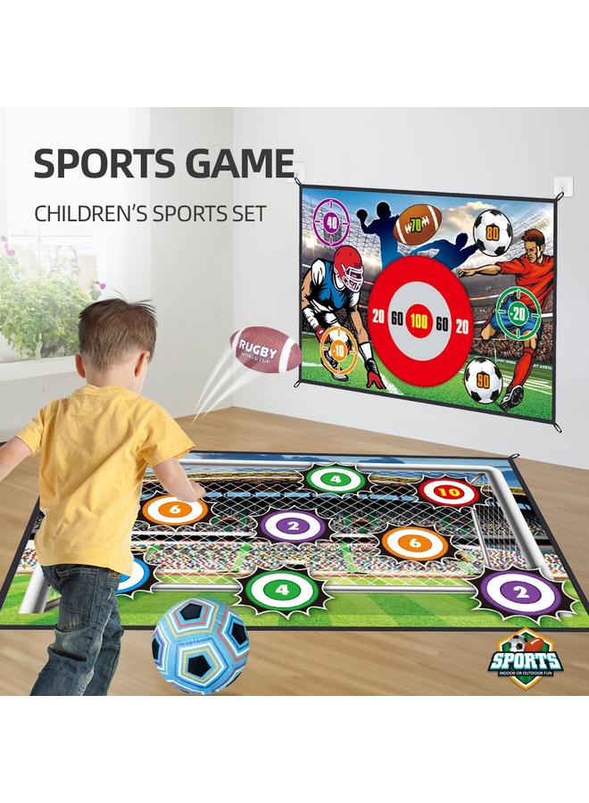 Bluejw American Football Football 2 In 1 Sports Throwing Target Toy Suit Parent-Child Throwing Toy - Image 3