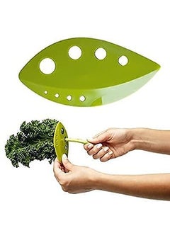 Retold Retold Hub Vegetable Leaf Stripper Plastic Leaves Remover Kale Chard Collard Greens Loose Leaf Herb Stripper Vegetable Leaf Stripping Device Pack of 2  - Image 1