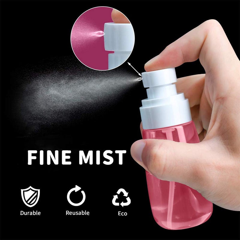 Cosywell Fine Mist Spray Bottle 3.4oz/ 100ml Empty Cosmetic Refillable Travel Containers Plastic Hair Spray Bottle Sprayer for Perfume Skincare Makeup Lotion (6color2purple) - Image 5