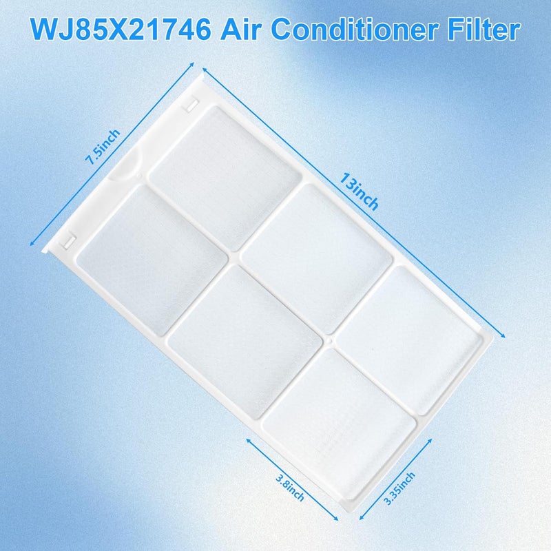 ulapithi WJ85X21746 Air Conditioner Filter Compatible with GE Air Filter Replacement Parts Model for AHQ06LYW1 AHQ06LYQ1 AHR05LWQ2 AHTC05AAW1 Replaces AP6280063 4588851 A0010209471 PS12171954 (1 Pack) - Image 2