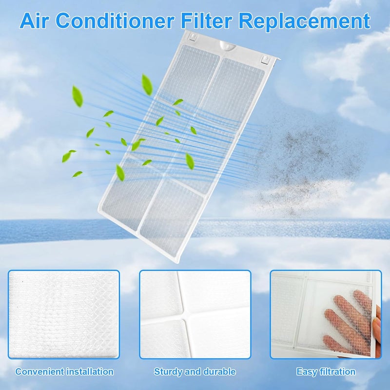 ulapithi WJ85X21746 Air Conditioner Filter Compatible with GE Air Filter Replacement Parts Model for AHQ06LYW1 AHQ06LYQ1 AHR05LWQ2 AHTC05AAW1 Replaces AP6280063 4588851 A0010209471 PS12171954 (1 Pack) - Image 3